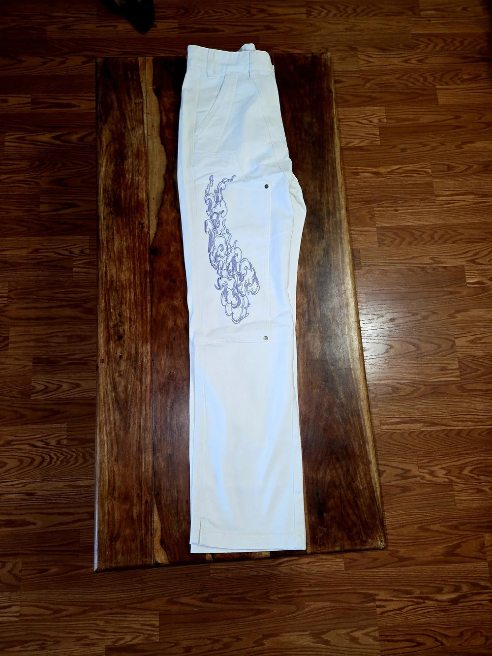 Steve Aoki's Dim Mak/One-Piece Collab Men's Embroidered Jeans